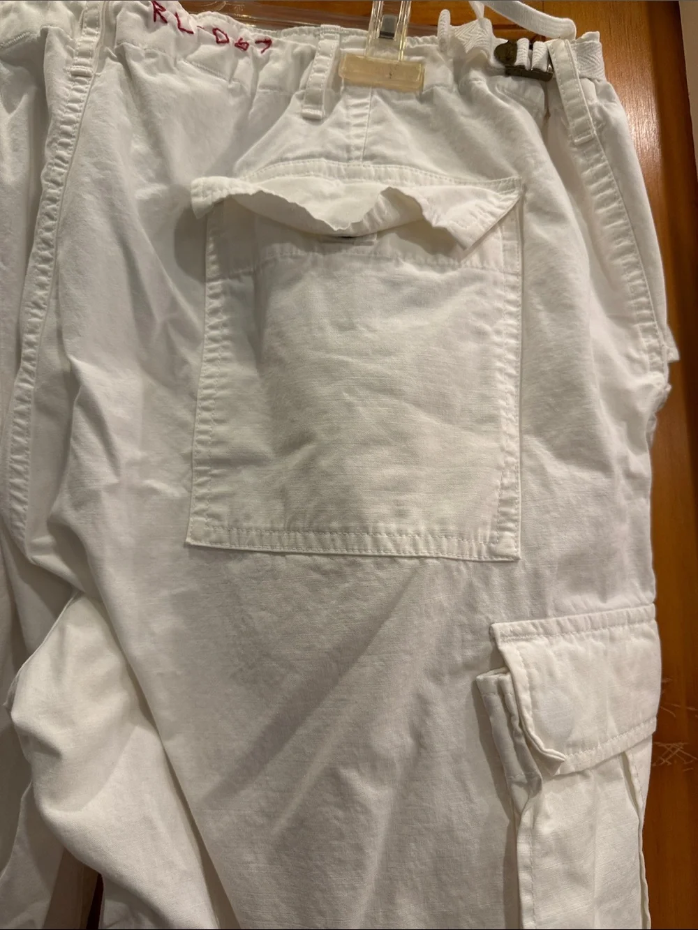 Polo by Ralph Lauren White Cargo Utility Pants